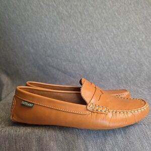 Eastland Patricia Penny Loafers Women 6.5 M Leather- Carmel Biscayne Drive Comfy